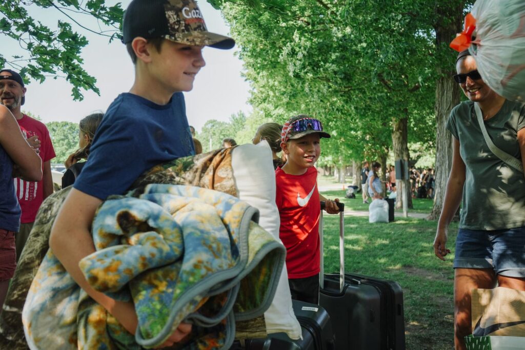 Jump Start campers at check in